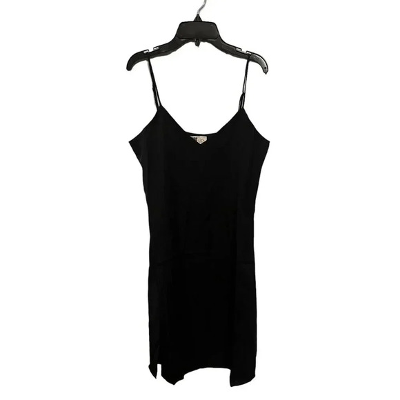 Lita by Ciara Black Silk Mini Slip Dress M - Picture 1 of 4